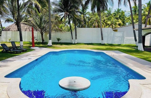 Costa Del Sol House | Beachfront 4 bedroom house with WiFi, AC in La Costa del Sol, El Salvador