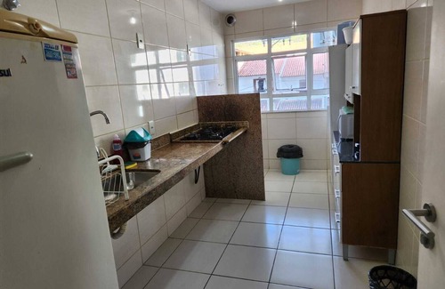 Sao Vicente de Paula Apartment | Beachfront – 2-Bedroom Apartment in a Building with Pool and Barbecue