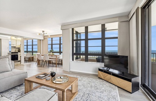 Marco Island Condo | Beachfront 2 bed/2 bath unit with amazing views. Pool closed in Sep/Oct.
