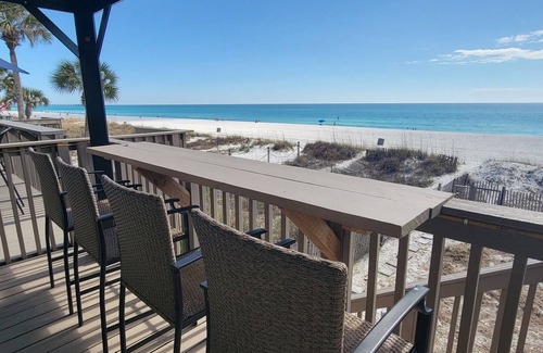 Panama City Beach House | Beachfront 3BR Townhome w/Deck ~ Near Pier Park