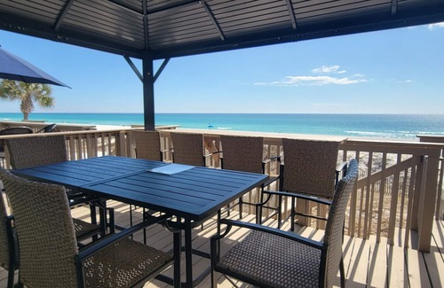 Panama City Beach House | Beachfront 3BR Townhome w/Deck ~ Near Pier Park