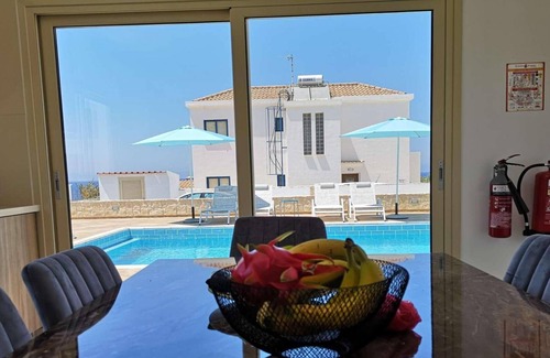 Pomos Villa | Beachfront 4 bed villa with sea views.