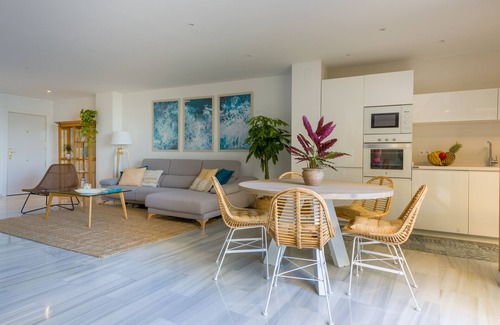 Marbella City Centre Apartment | Beachfront Condo in Marbella Center with 2 Pools & Parking