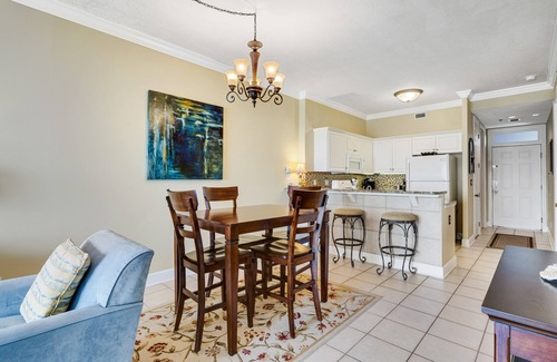 Gulf Shores Condo | Beachfront Condo w/Large Balcony, Shared Hot Tub, Pool, Sauna, Free WiFi, A/C