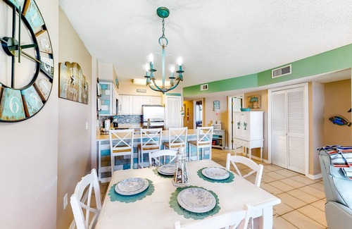 Fort Morgan Condo | Beachfront condo with Gulf views, pools, hot tubs, tennis courts, gym, AC, & W/D