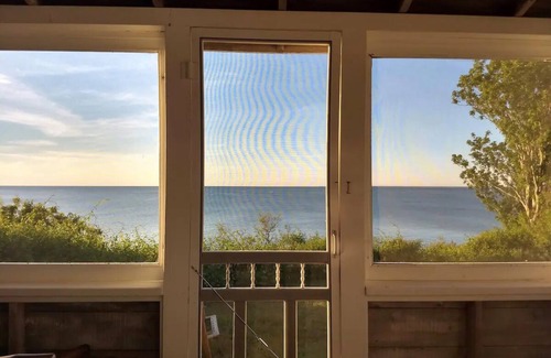 Brewster Cottage | Beachfront cute cottage on Private Beach. Best View on the Cape. on high bluff