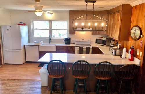 Alligator Point House | Beachfront ground floor! Screen porch, beach deck and boardwalk. Pet friendly