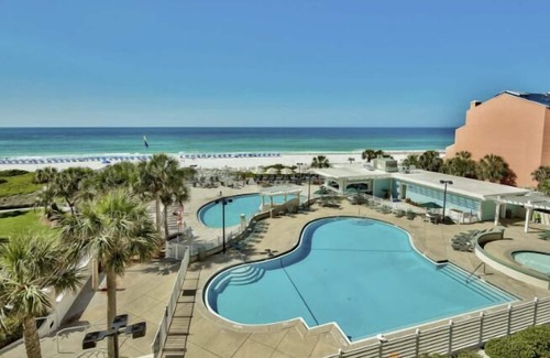 Four Mile Village Condo | Beachfront | Gulf Views | Tiki Bar | Private Beach