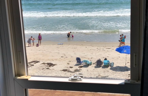 Wells Beach House | BEACHFRONT HOME-BREATHTAKING 180 DEGREE OCEAN SUNRISES-SUNSETS-OCEANFRONT PATIO