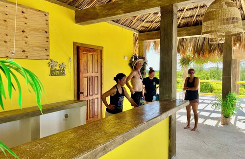 San Pedro Villa | Beachfront Home Events Celebrations Groups @ 8BR Private Beach, Palapa Pool Pier