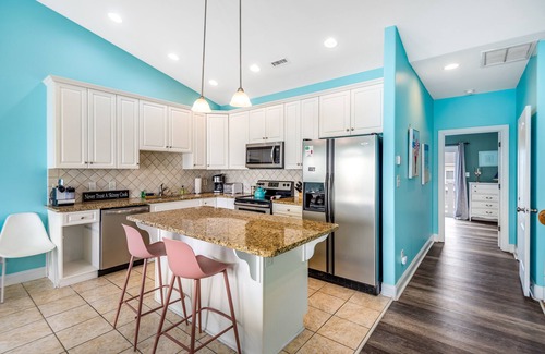 Surf City House | Beachfront home with beach access, community pool, foosball table, ocean views