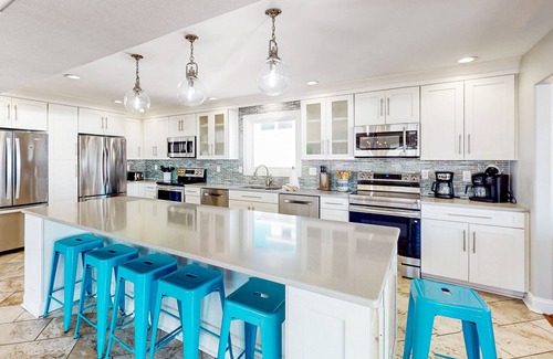 Sandbridge House | Beachfront house featuring private hot tub & pool, WiFi, private W/D, AC