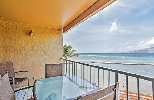 Kihei Apartment | Beachfront Kihei Sanctuary with Lanai and Ocean Views!