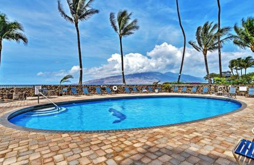 Kihei Apartment | Beachfront Kihei Sanctuary with Lanai and Ocean Views!