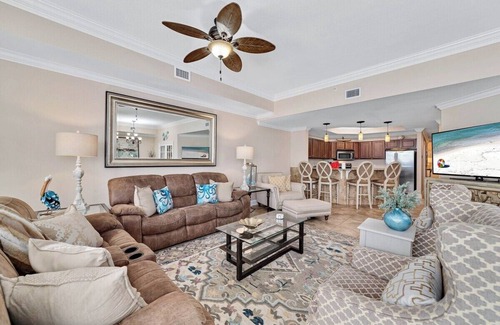 Orange Beach Condo | BEACHFRONT LUXURY, INDOOR/OUTDOOR POOL AND SAUNA, FAMILY FRIENDLY
