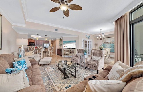 Orange Beach Condo | BEACHFRONT LUXURY, INDOOR/OUTDOOR POOL AND SAUNA, FAMILY FRIENDLY