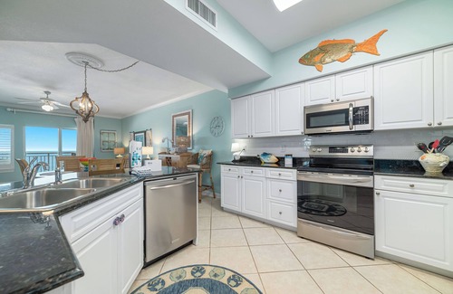 Orange Beach Condo | BEACHFRONT LUXURY, INDOOR/OUTDOOR POOL AND SAUNA, FAMILY FRIENDLY - Admiral's Quarters 806