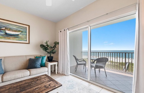 Orange Beach Condo | BEACHFRONT, OUTDOOR POOL, BEAUTIFUL BALCONY VIEWS!