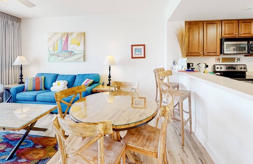 Lower Grand Lagoon Condo | Beachfront, resort condo with two pools, hot tub, & fitness room