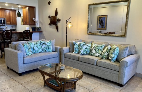Historic Lahaina Front Street Condo | Beachfront remodeled ground floor Lahaina Shores