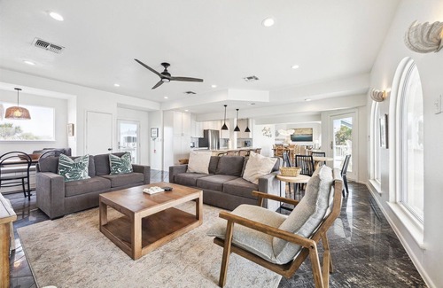 Indian Beach House | Beachfront Rose - FRONT ROW- Private WALKOVER -Remodeled - Sleeps 14 - EPIC VIEW
