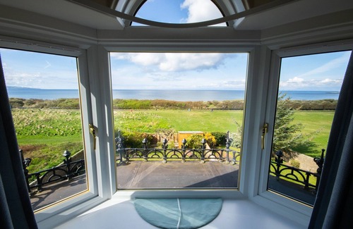 Troon House | Beachfront Sandstone Villa (c1870) with Stunning Views to Arran and Royal Troon