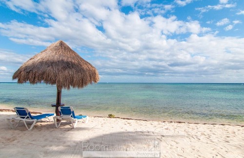 Akumal Condo | Beachfront, Sea Views, Cozy, Bright, Open Concept, Sleeps 1-4, Akumal Mexico