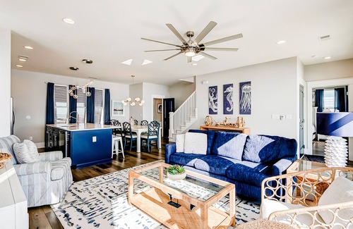 Murrells Inlet House | Beachfront stilted home with ocean views, beach deck, WiFi, central AC & W/D