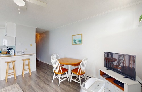 Sneads Ferry Condo | Beachfront condo with ocean views, balcony, WiFi, & shared grills