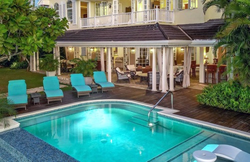 Montego Bay Villa | Beachfront Villa, Staff, Boat, Pool, Tennis, Gated