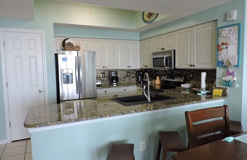 Miramar Beach Condo | 💍 Beachfront w/patio doors fam & bdrm w/rare private underground parking 😉