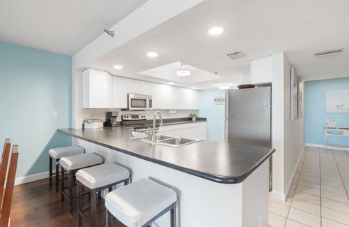 Indian Rocks Beach Condo | Beachfront w/Gulf View! Free Activities Included! Private Balcony, Pool ~ 104 Hamilton House
