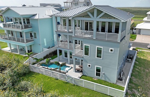 Port Aransas House | BeachHouse Bliss | Water Views, Private Pool, Near Beach