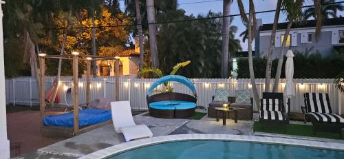 Hollywood Lakes Villa | Beachside Bliss Pool Retreat Half mile to Beach