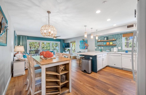 Indian Rocks Beach Condo | Beachside Villas 104A - Our Pool is OPEN!