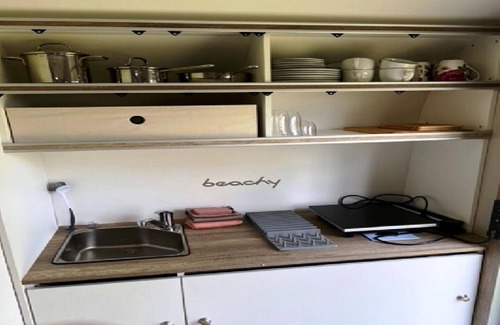 Luetow House | Beachy Caravan am Achterwasser, Lütow