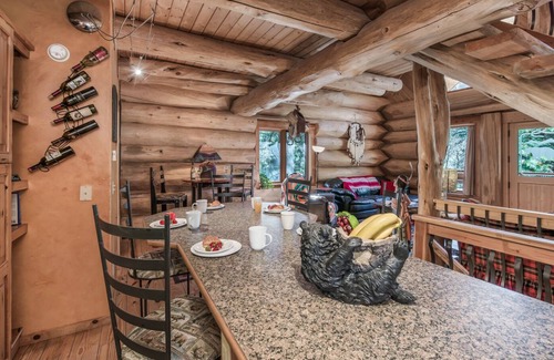 Ruidoso Cabin | Bear Foot Lodge, 2 Bedrooms, Sleeps 6, Gas Grill, Walk to River, Hot Tub