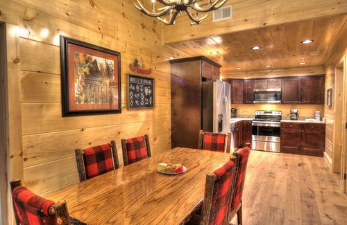 Gatlinburg Cabin | Bear Tracks: Creek-side House is only 6 Blocks from Downtown Gatlinburg