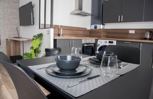 Corbeil-Essonnes Apartment | Beau studio STYLE INDUSTRIEL