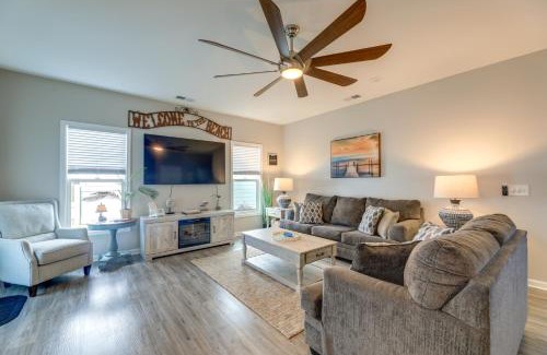 Morehead City House | Beaufort Townhome with Game Room 8 Mi to Beaches!