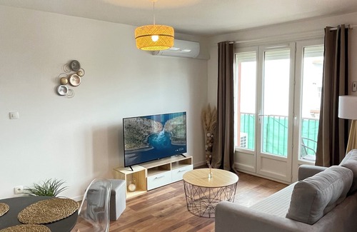 Meyzieu Centre Apartment | Beautiful 3-room apartment near EUREXPO/OL VALLÉE