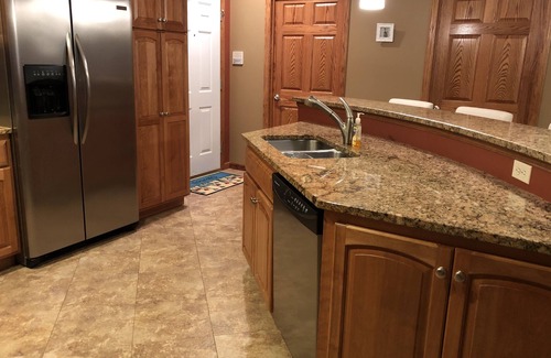 Arnolds Park Condo | Beautiful 3rd floor condo with great lake view!