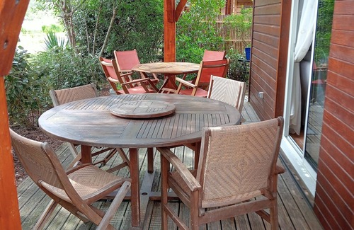 Hourtin Port Ski Chalet | Beautiful 4/6-bed chalet, close to the lake and children's island.