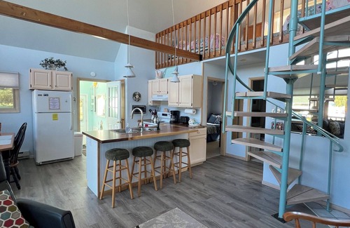 Boyne City Ski Chalet | BEAUTIFUL A-FRAME IN QUIET AREA, one block from Lake Charlevoix