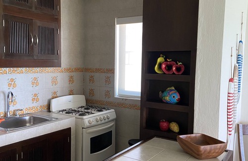 Chicxulub Puerto Apartment | Beautiful Apartment in Front of the Sea/Weekly and monthly discounts available!