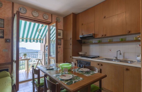 Diano Borello Apartment | Beautiful apartment for 3 people with pool, WIFI, TV, patio, pets allowed and parking