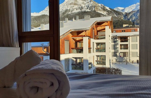 Lenzerheide Apartment | Beautiful apartment for 6 guests with WIFI, TV and balcony