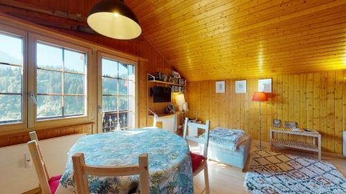 Champoussin Apartment | Beautiful apartment for 4 people with a splendid view of les Dents du Midi