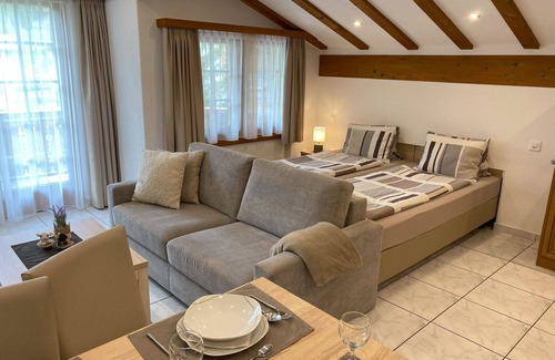 Saas Grund Apartment | Beautiful apartment for 4 guests with WIFI, balcony and pets allowed
