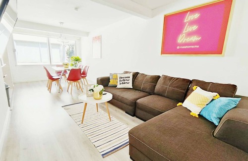 Escandon Apartment | Beautiful Apt steps to Condesa. 4Beds +Parking
